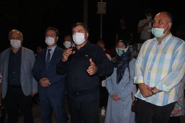 Giresun Kalesine yerleştirilen ışıklı Giresun tabelasının açılışı yapıldı G3