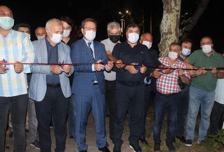 Giresun Kalesine yerleştirilen ışıklı Giresun tabelasının açılışı yapıldı G4