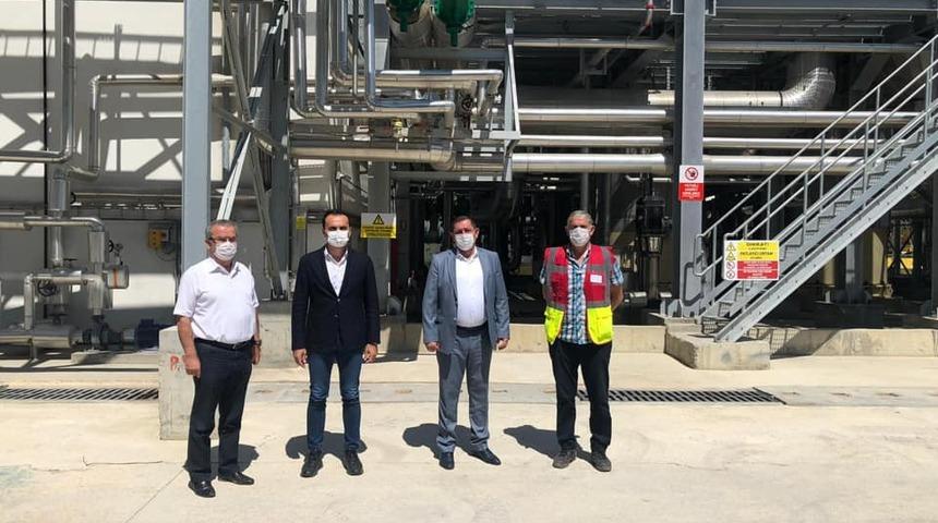 Başkan Vidinlioğlu, yanan fabrikayı ziyaret etti