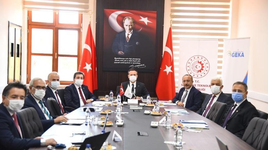 GEKA Y&ouml;netim Kurulu Toplantısı Vali Aksoy başkanlığında ger&ccedil;ekleştirildi