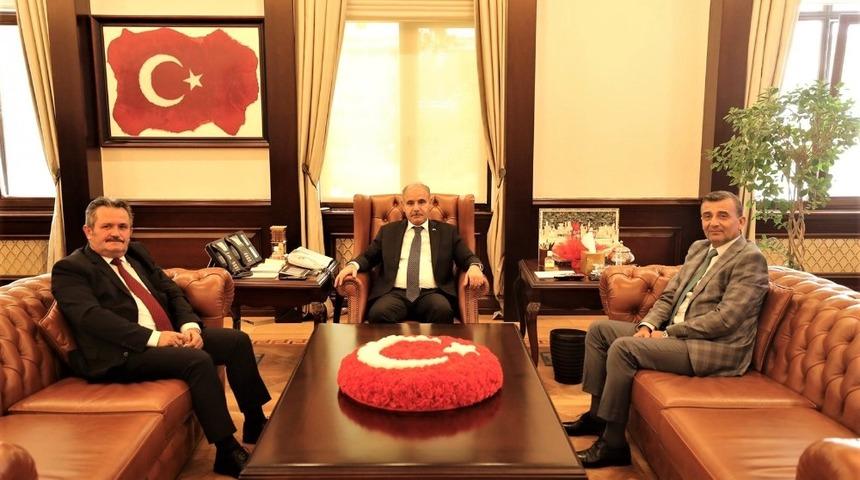 Başkan Koloğlu, Emniyet Genel M&uuml;d&uuml;r&uuml;n&uuml; ziyaret etti