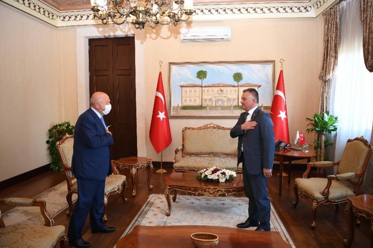 TFF Başkanı Nihat &Ouml;zdemir&rsquo;den, Vali Yazıcı&rsquo;ya Play Off ma&ccedil;ları teşekk&uuml;r&uuml;