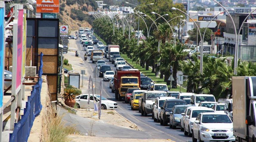 Bodrum&rsquo;a bayram akını başladı
