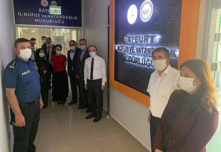 Nüfus Müdürlüğü yeni konseptiyle Bayburt Valiliği yeni hizmet binasında G4