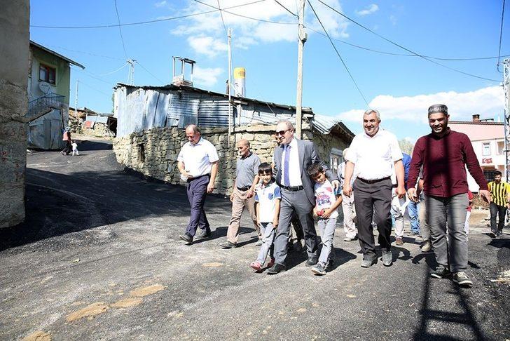 Sığırcı köyü tarihinde ilk kez köy içi asfaltla buluştu G1