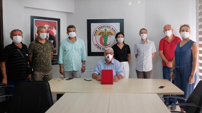 Aydın Tabip Odası&rsquo;nda g&ouml;rev dağılımı yapıldı
