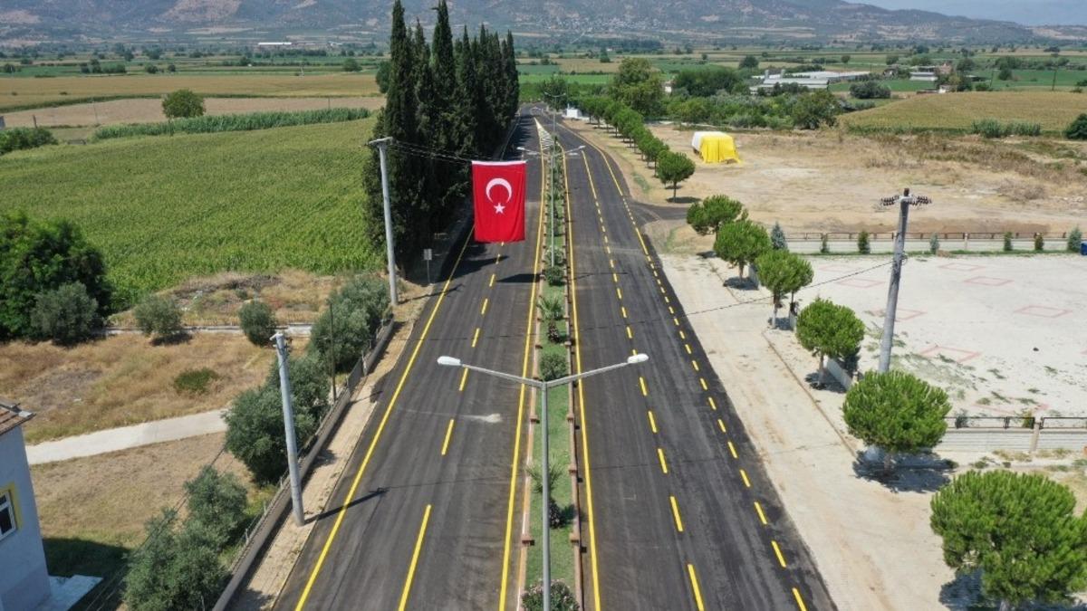 Nazilli Esenk&ouml;y&rsquo;de yol &ccedil;alışmaları tamamlandı