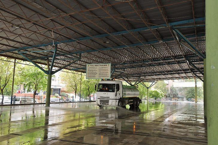 Kurban kesim yerleri dezenfekte edildi G2