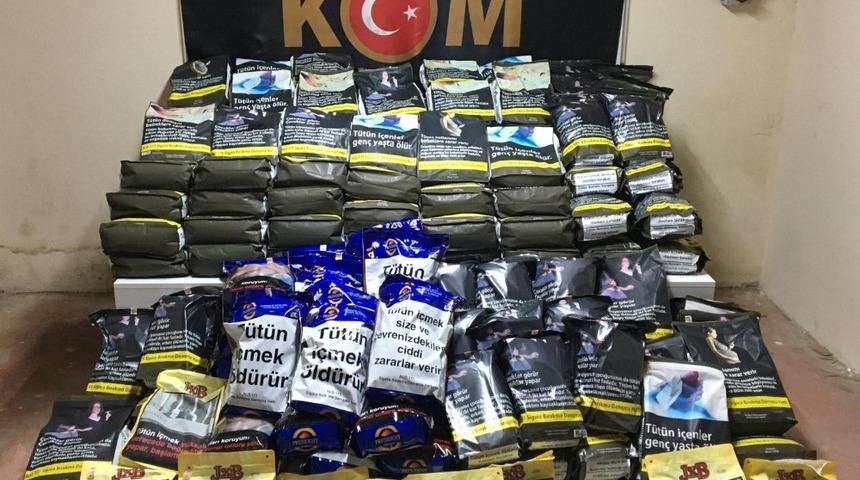 Bursa&rsquo;da 186 kilo bandrols&uuml;z t&uuml;t&uuml;n ele ge&ccedil;irildi