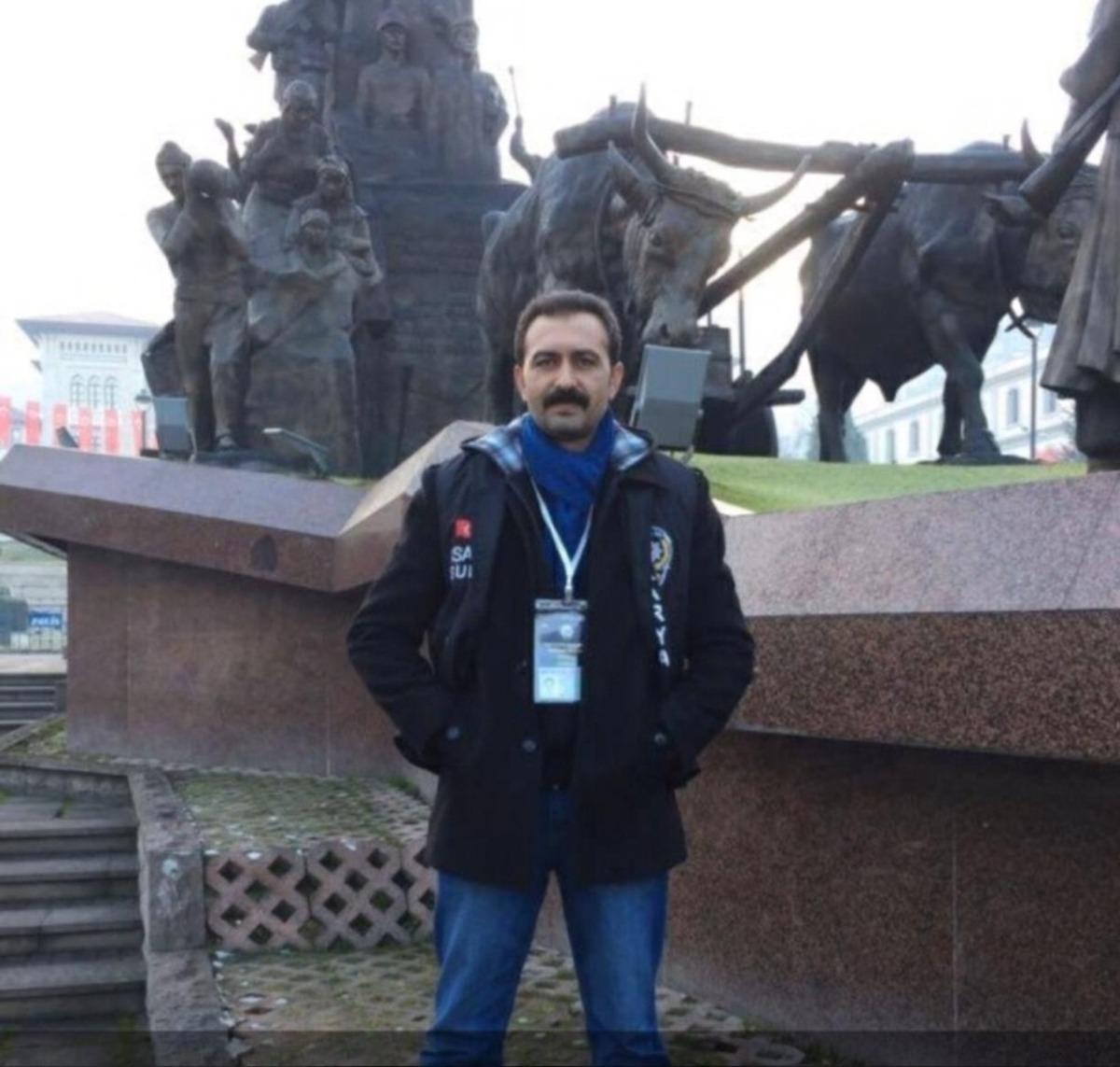 Kanserle m&uuml;cadelesini kaybeden polis memuruna son g&ouml;rev