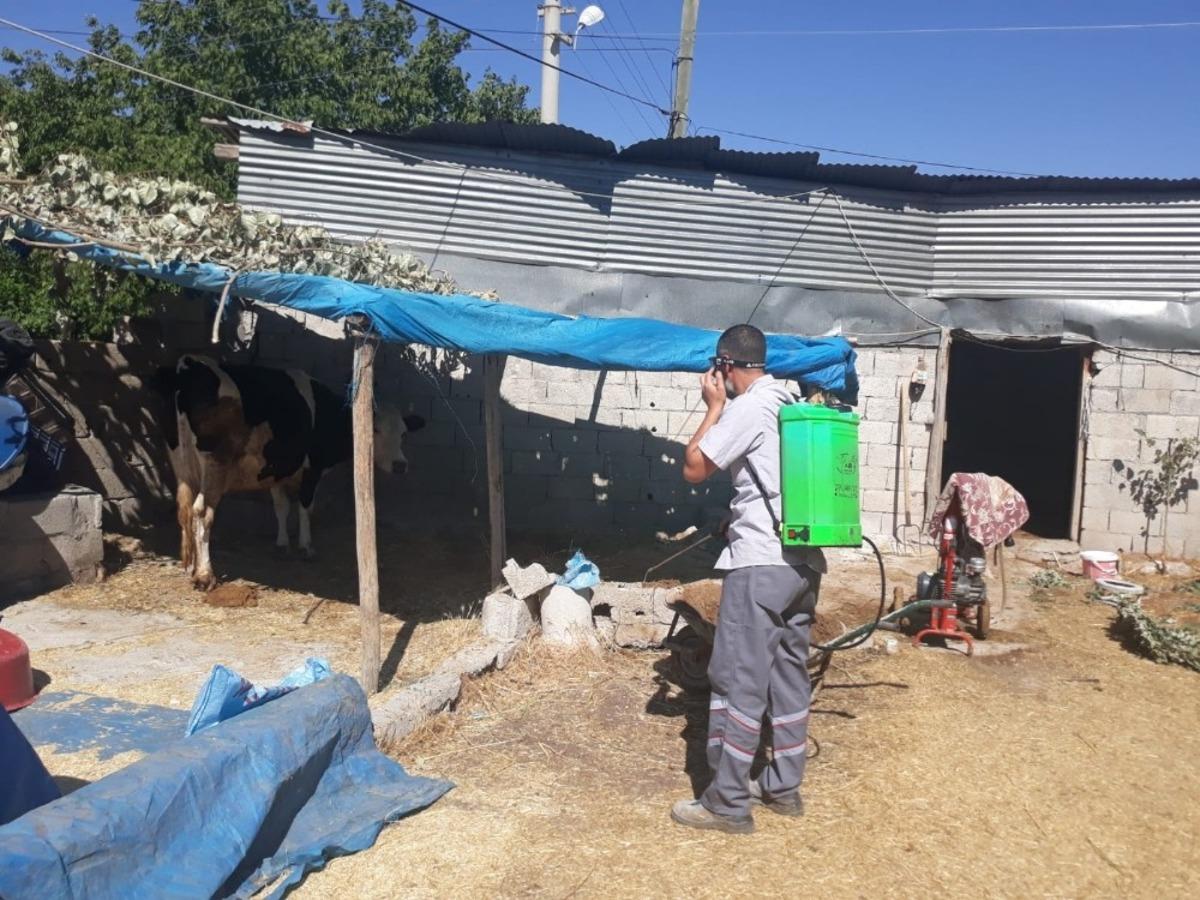 G&ouml;lbaşı Belediyesi ila&ccedil;lama &ccedil;alışmalarına devam ediyor