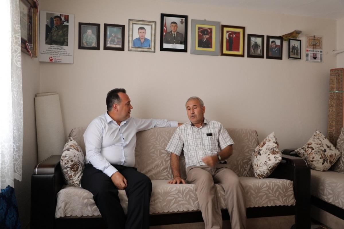 Başkan Dutlulu, Kurban Bayramı&rsquo;nda şehit ailelerini unutmadı