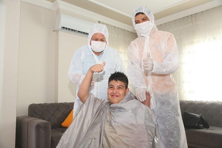 Erdemli Belediyesinden ‘Evde Bayram Tıraşı’ G1