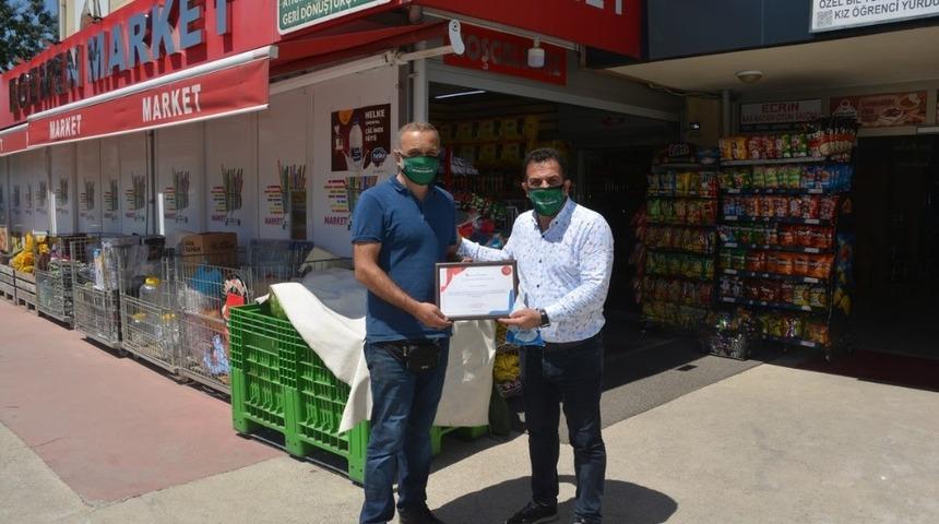 Başkan H&uuml;rriyet&rsquo;ten marketlere, dayanışma kampanyası teşekk&uuml;r&uuml;