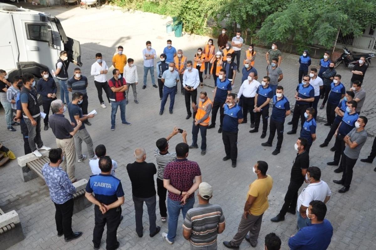 Cizre&rsquo;de bayram &ouml;ncesi maske, sosyal mesafe ve hijyen denetimi