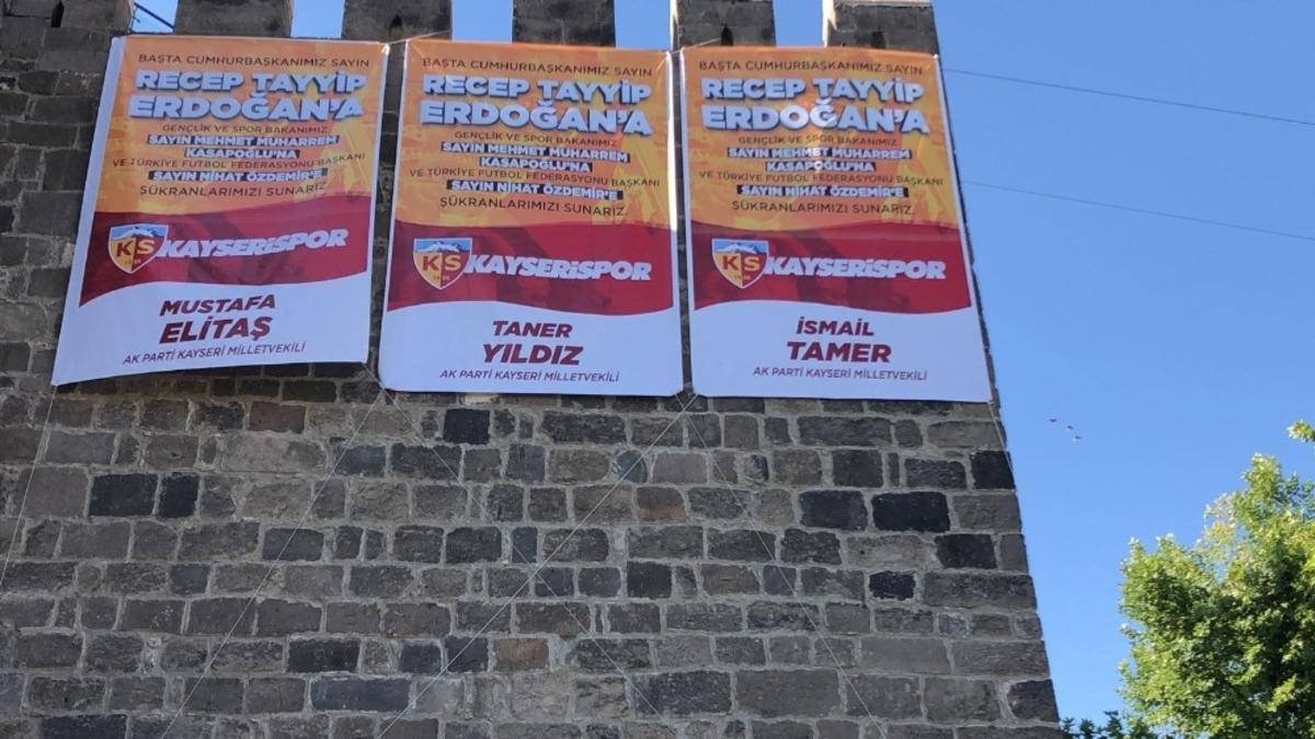 Kayseri&rsquo;de Kayserispor coşkusu