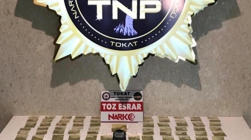Tokat&rsquo;ta esrar ele ge&ccedil;irildi: 1 tutuklama