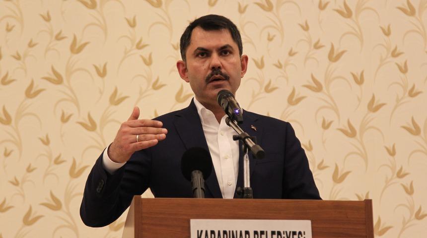 Bakan Kurum: Su kaynaklarımız kuruma tehlikesiyle karşı karşıya