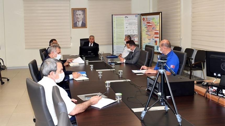 Kurban Bayramı tedbirleri i&ccedil;in toplandılar