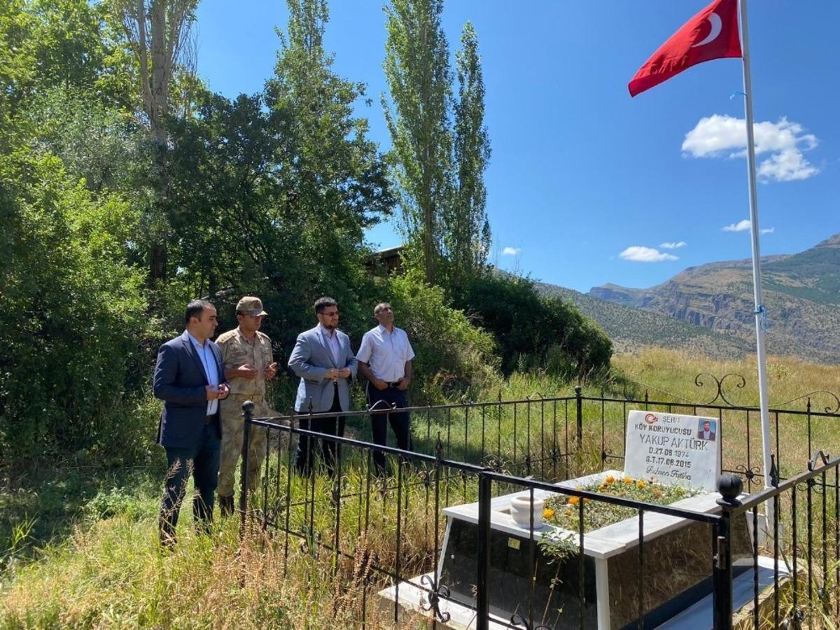 Kaymakam Tekin&rsquo;den şehit ailelerine bayram ziyareti