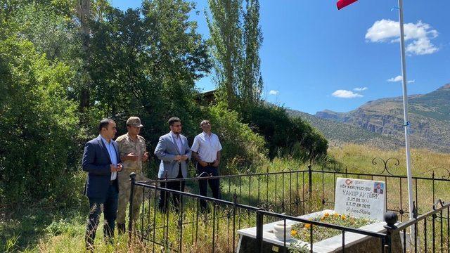 Kaymakam Tekin’den şehit ailelerine bayram ziyareti