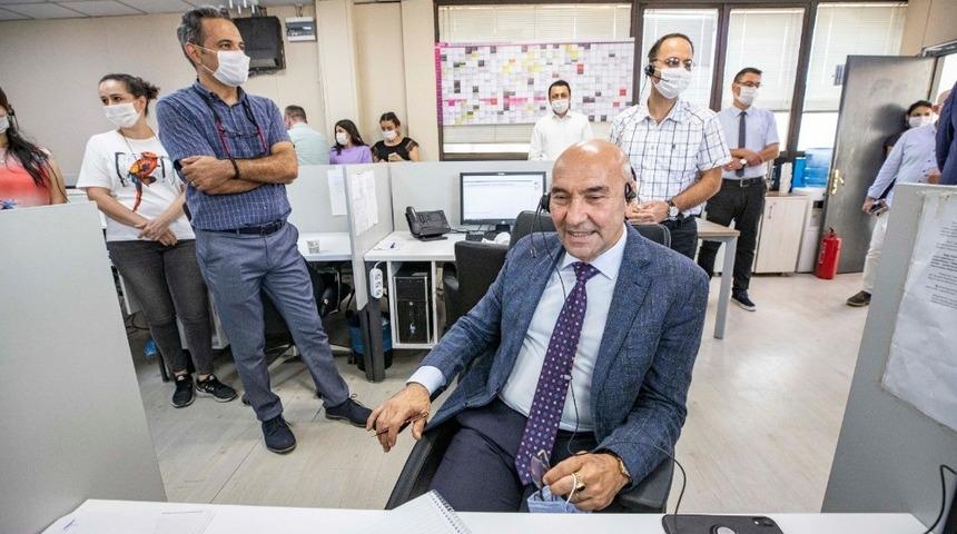 B&uuml;y&uuml;kşehir&rsquo;i arayan yurttaşın telefonuna Başkan Soyer yanıt verdi