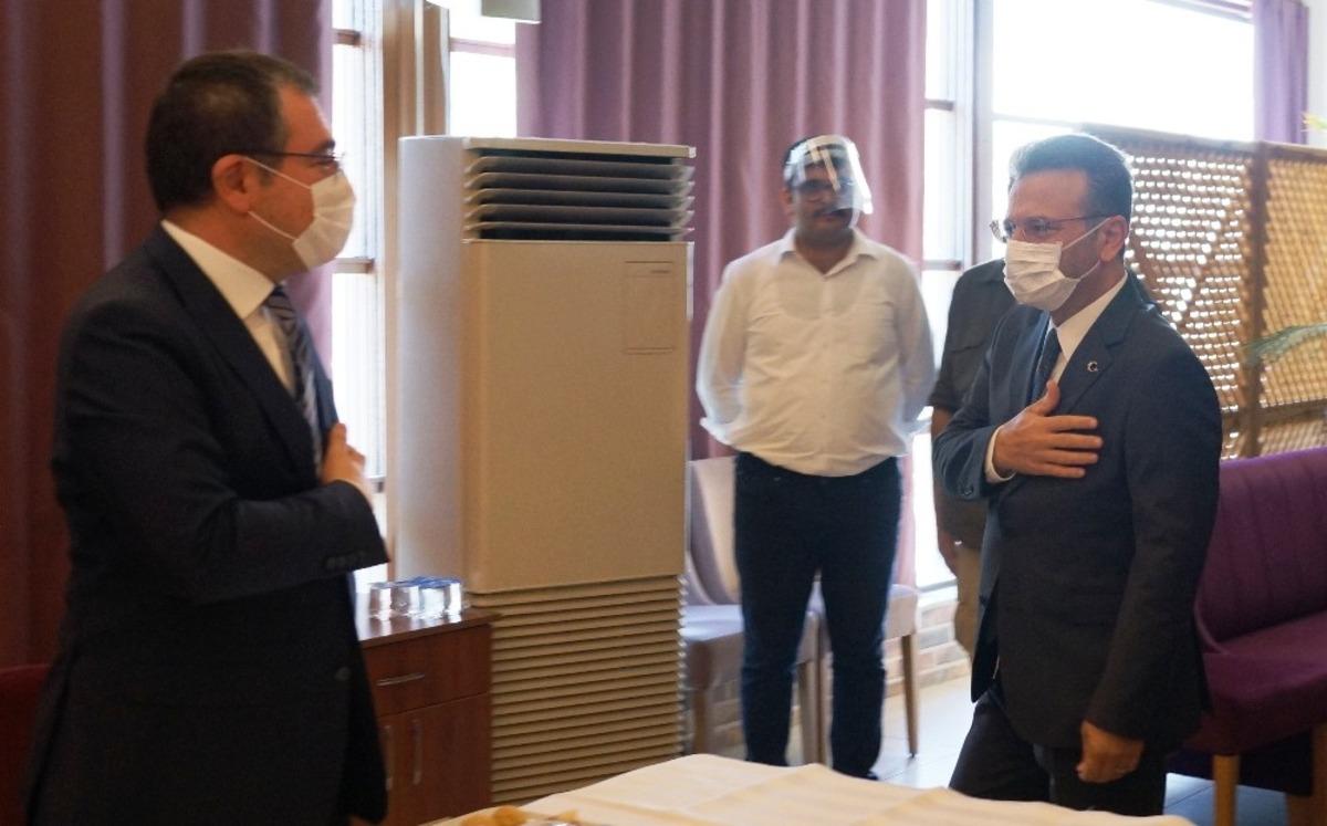 Aydın&rsquo;da il protokol&uuml; bayramlaştı