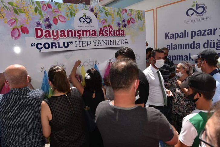 Çorlu’da askıda dayanışma kampanyası G3