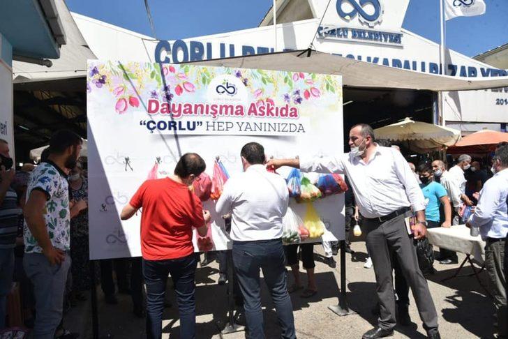 Çorlu’da askıda dayanışma kampanyası G4