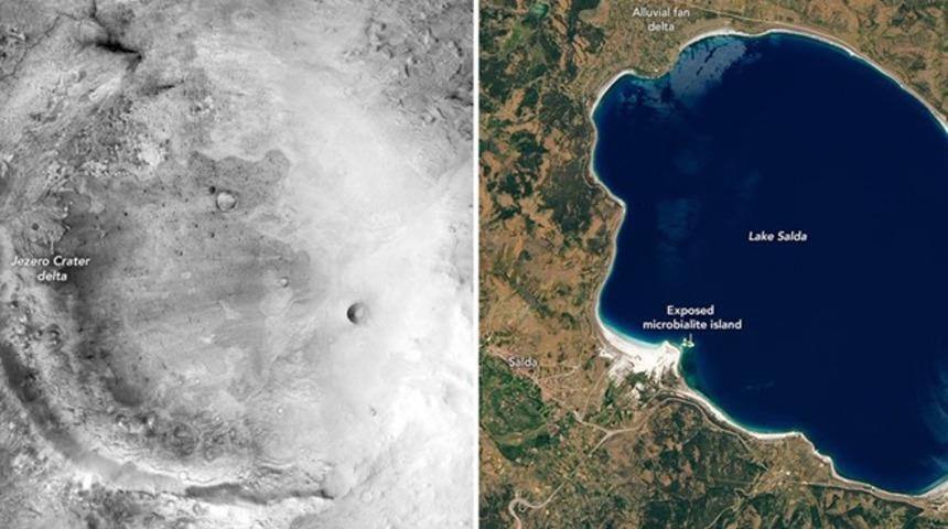 NASA'dan Salda G&ouml;l&uuml; paylaşımı: Mars'taki Jezero Krateri ile benzerlikler var