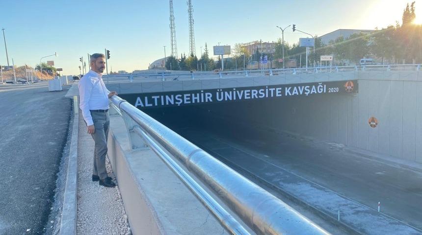 Milletvekili Aydın, k&ouml;pr&uuml;l&uuml; kavşakta incelemelerde bulundu