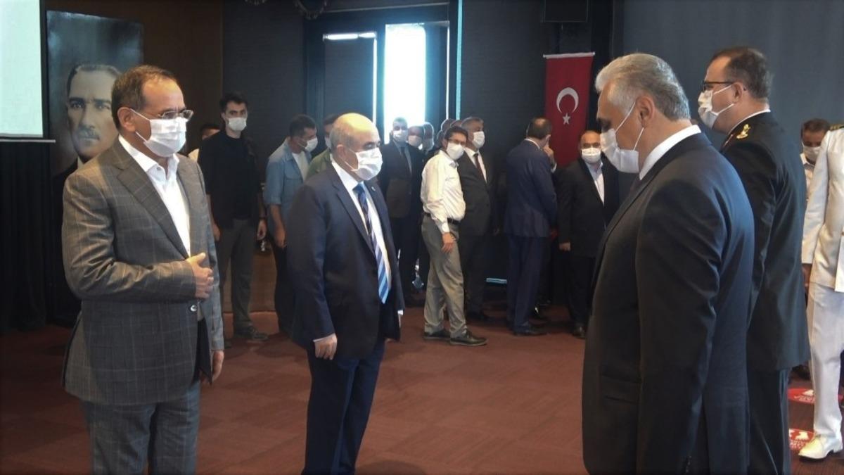 Samsun protokol&uuml; bayramlaştı