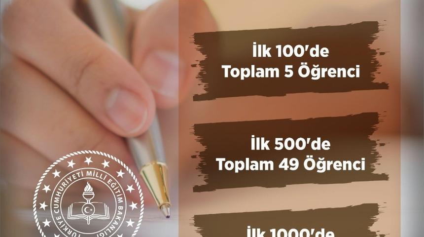 YKS&rsquo;de ilk 100&rsquo;de 5 Adanalı &ouml;ğrenci yer aldı