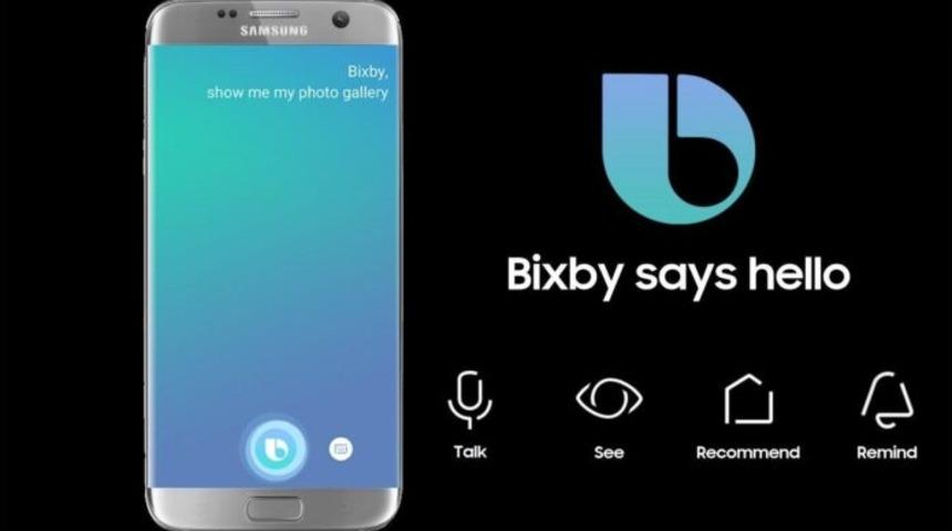 Samsung Bixby &ouml;mr&uuml;n&uuml; doldurmak &uuml;zere