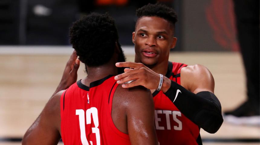 NBA'de Houston Rockets'ı galibiyete yıldız oyuncuları taşıdı