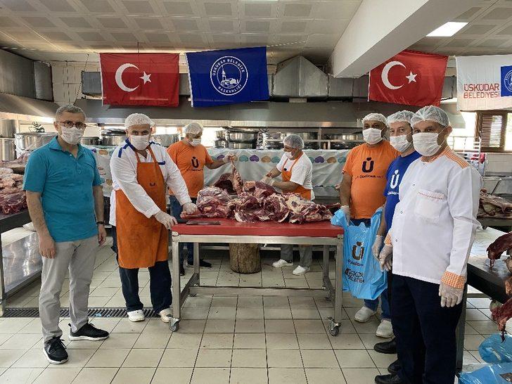 Üsküdar Belediyesinden ihtiyaç sahibi ailelere 25 ton kurban eti dağıtımı G2