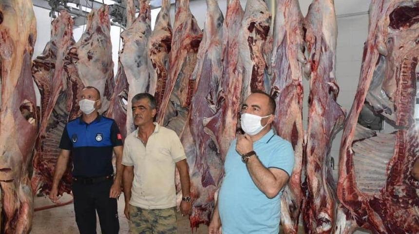 Başkan Ali S&uuml;l&uuml;k&rsquo;ten mezbahanede inceleme