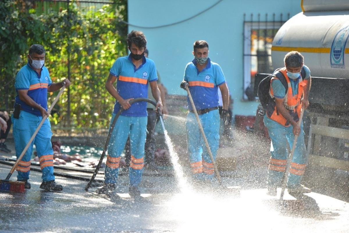Yıldırım&rsquo;da &ouml;rnek temizlik uygulaması