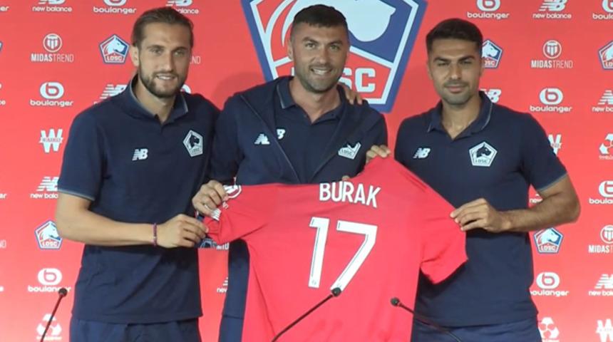 Burak Yılmaz, Yusuf Yazıcı ve Zeki Çelik ayrı karede