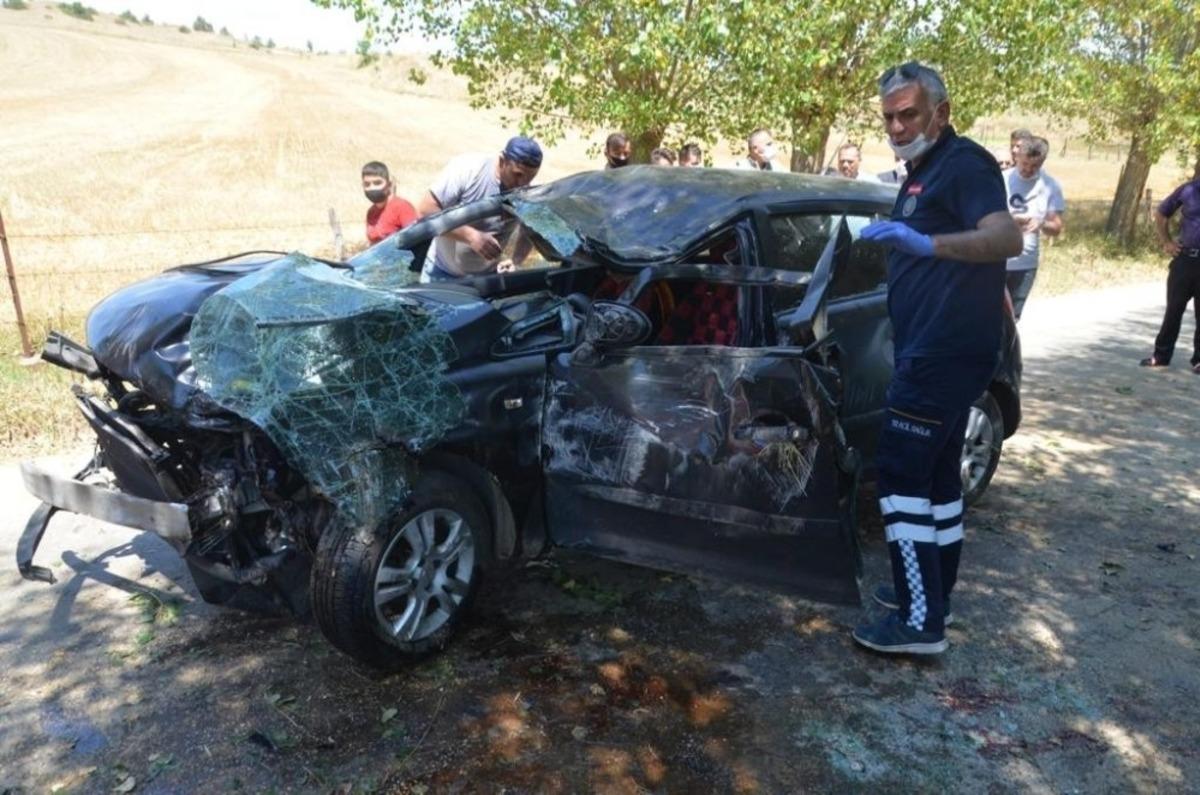 Taşk&ouml;pr&uuml;&rsquo;de trafik kazası: 1 yaralı