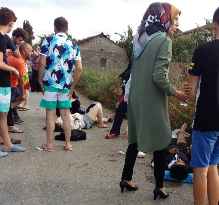 Bafra’da motosiklet kazası: 2 yaralı G1