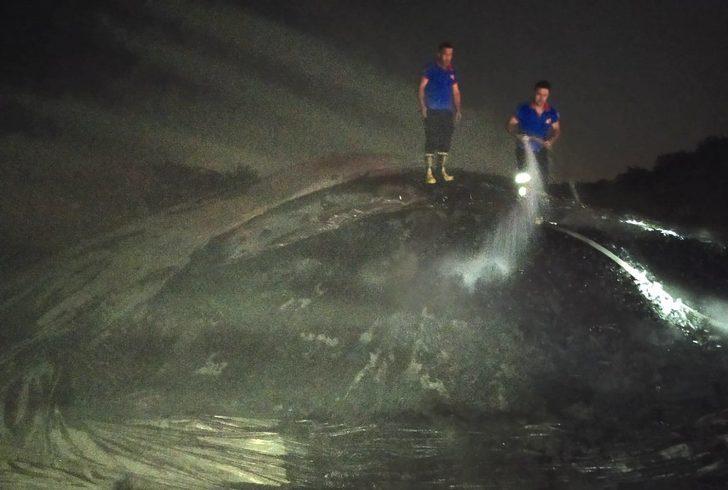 Adana’da kömür deposunda yangın G3