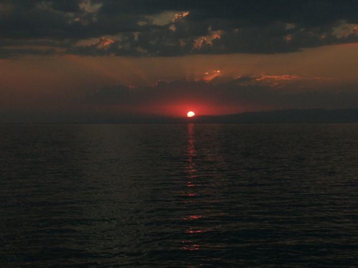 Van’da eşsiz gün batımı G2