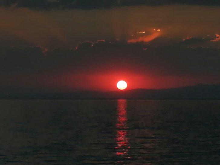 Van’da eşsiz gün batımı G4