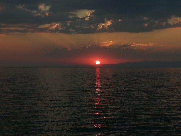 Van’da eşsiz gün batımı G5