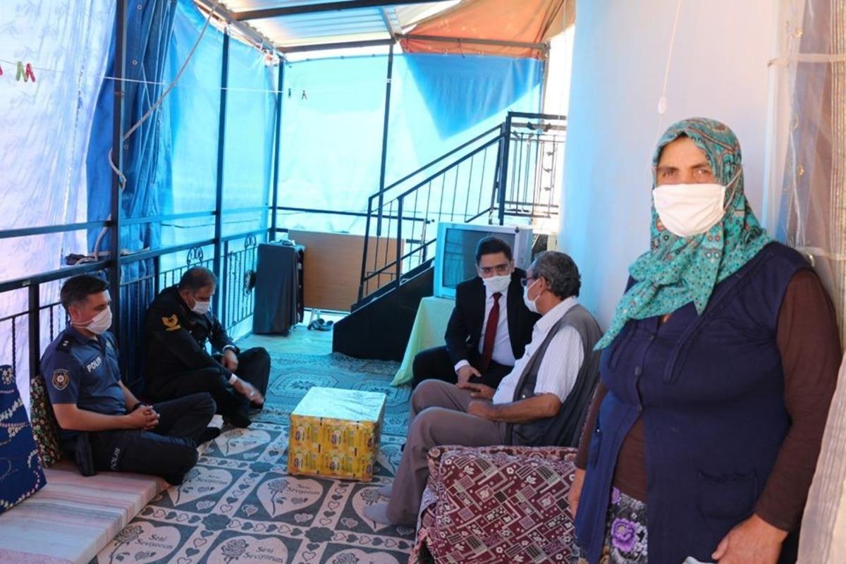 Bayramda şehit aileleri unutulmadı