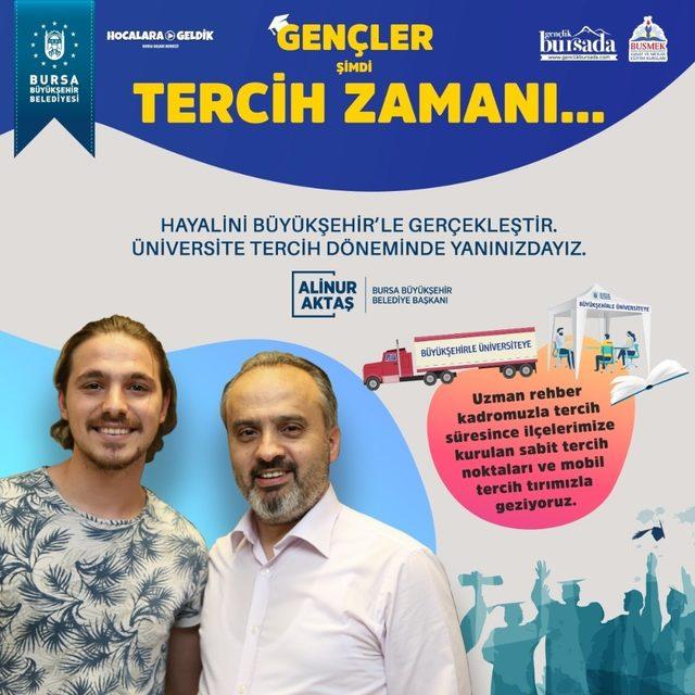 Bursa Büyüşehir’le üniversite tercih zamanı