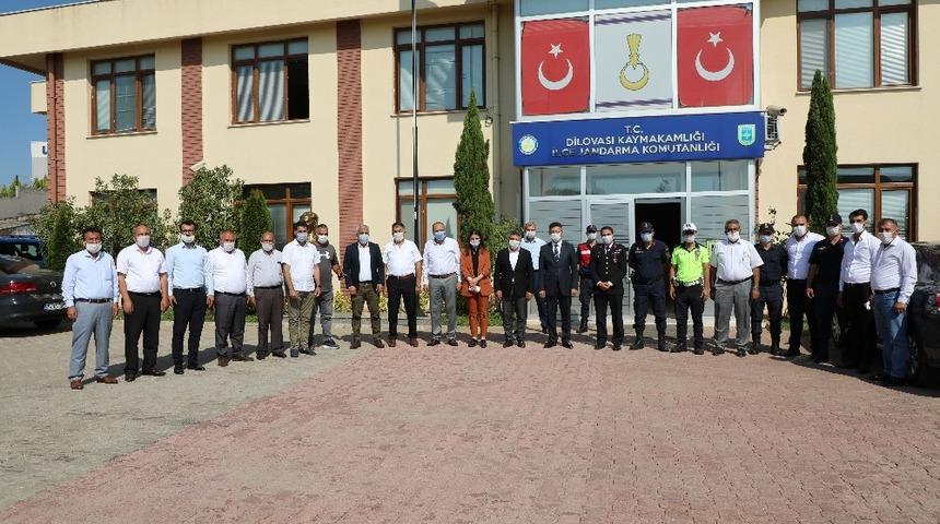 Dilovası protokol&uuml; bayramda buluştu