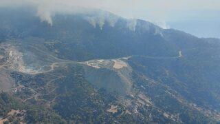 GÜNCELLEME - Aydın'da başlayıp Muğla'ya kadar ulaşan orman yangını kısmen kontrol altına alındı