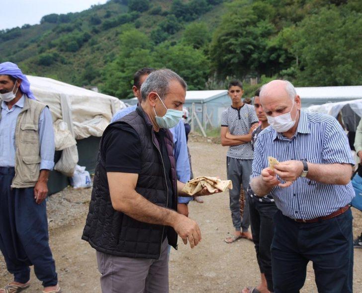 Vali Sonel, mevsimlik fındık işçilerini ziyaret etti G2